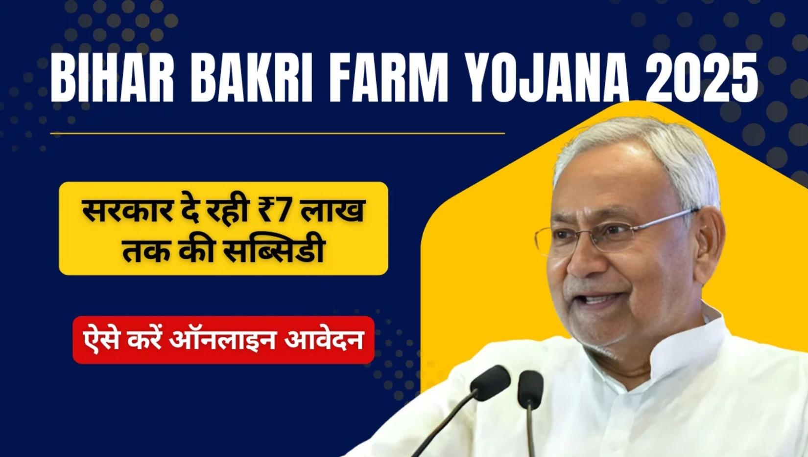 Goat Farm Scheme 2025: Bihar government is giving subsidy up to 7.82 lakhs, online application started