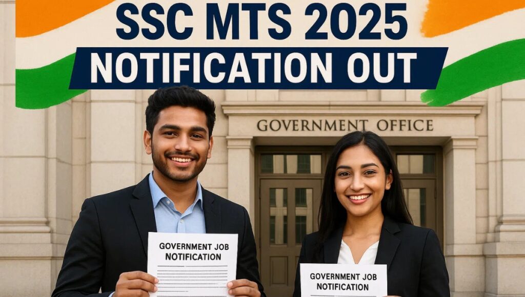 Golden opportunity for government job: Form filling for SSC MTS Recruitment 2025 started